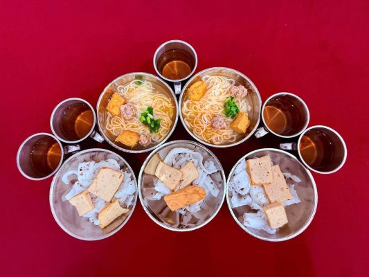 xuất ăn sáng công nghiệp